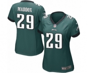 Women's Nike Philadelphia Eagles #29 Avonte Maddox Game Midnight Green Team Color NFL Jersey