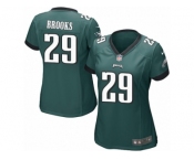 Women's Nike Philadelphia Eagles #29 Terrence Brooks Game Midnight Green Team Color NFL Jersey