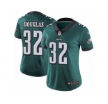 Women's Nike Philadelphia Eagles #32 Rasul Douglas Vapor Untouchable Limited Midnight Green Team Color NFL Jersey