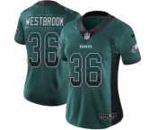 Women's Nike Philadelphia Eagles #36 Brian Westbrook Limited Green Rush Drift Fashion NFL Jersey