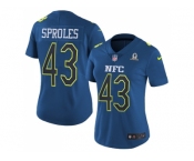 Women's Nike Philadelphia Eagles #43 Darren Sproles Navy Stitched NFL Limited NFC 2017 Pro Bowl Jersey