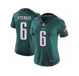 Women's Nike Philadelphia Eagles #6 Caleb Sturgis Vapor Untouchable Limited Midnight Green Team Color NFL Jersey