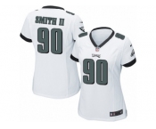 Women's Nike Philadelphia Eagles #90 Marcus Smith II Game White NFL Jersey