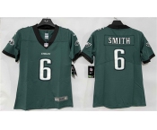 Women's Philadelphia Eagles #6 DeVonta Smith Green New Vapor Untouchable Limited Football Stitched Jersey