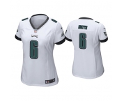 Women's Philadelphia Eagles #6 DeVonta Smith White Vapor Untouchable Limited Stitched Football Jersey