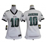 nike women nfl jerseys philadelphia eagles #10 jackson white[nike]