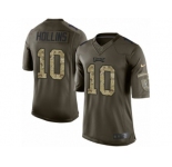 Youth Nike Philadelphia Eagles #10 Mack Hollins Limited Green Salute to Service NFL Jersey