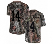 Youth Nike Philadelphia Eagles #14 Mike Wallace Camo Rush Realtree Limited NFL Jersey
