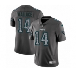 Youth Nike Philadelphia Eagles #14 Mike Wallace Gray Static Vapor Untouchable Limited NFL Jersey