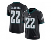 Youth Nike Philadelphia Eagles #22 Nolan Carroll Limited Black Rush NFL Jersey