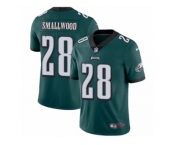 Youth Nike Philadelphia Eagles #28 Wendell Smallwood Vapor Untouchable Limited Midnight Green Team Color NFL Jersey
