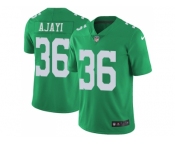 Youth Nike Philadelphia Eagles #36 Jay Ajayi Green Stitched NFL Limited Rush Jersey