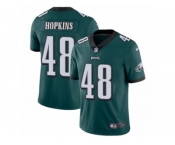 Youth Nike Philadelphia Eagles #48 Wes Hopkins Vapor Untouchable Limited Midnight Green Team Color NFL Jersey