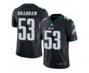 Youth Nike Philadelphia Eagles #53 Nigel Bradham Limited Black Rush NFL Jersey