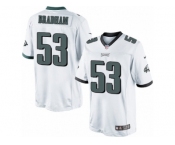 Youth Nike Philadelphia Eagles #53 Nigel Bradham Limited White NFL Jersey