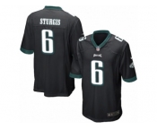 Youth Nike Philadelphia Eagles #6 Caleb Sturgis Limited Black Alternate NFL Jersey
