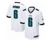 Youth Nike Philadelphia Eagles #6 Caleb Sturgis Limited White NFL Jersey