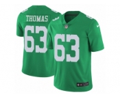 Youth Nike Philadelphia Eagles #63 Dallas Thomas Limited Green Rush NFL Jersey