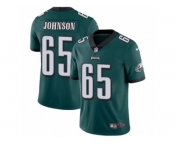 Youth Nike Philadelphia Eagles #65 Lane Johnson Vapor Untouchable Limited Midnight Green Team Color NFL Jersey