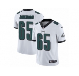 Youth Nike Philadelphia Eagles #65 Lane Johnson Vapor Untouchable Limited White NFL Jersey