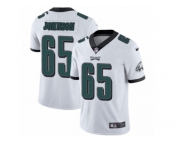Youth Nike Philadelphia Eagles #65 Lane Johnson Vapor Untouchable Limited White NFL Jersey