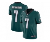 Youth Nike Philadelphia Eagles #7 Ron Jaworski Vapor Untouchable Limited Midnight Green Team Color NFL Jersey