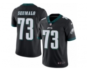 Youth Nike Philadelphia Eagles #73 Isaac Seumalo Limited Black Rush NFL Jersey
