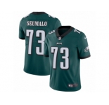 Youth Nike Philadelphia Eagles #73 Isaac Seumalo Vapor Untouchable Limited Midnight Green Team Color NFL Jersey