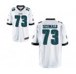 Youth Nike Philadelphia Eagles #73 Isaac Seumalo White NFL Jersey