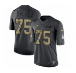 Youth Nike Philadelphia Eagles #75 Josh Sweat Limited Black 2016 Salute to Service NFL Jersey