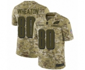 Youth Nike Philadelphia Eagles #80 Markus Wheaton Limited Camo 2018 Salute to Service NFL Jersey