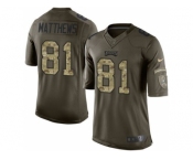 Youth Nike Philadelphia Eagles #81 Jordan Matthews Green Salute to Service Jerseys