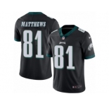 Youth Nike Philadelphia Eagles #81 Jordan Matthews Limited Black Rush NFL Jersey
