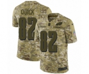 Youth Nike Philadelphia Eagles #82 Mike Quick Limited Camo 2018 Salute to Service NFL Jersey