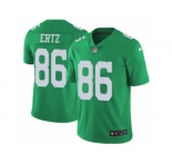 Youth Nike Philadelphia Eagles #86 Zach Ertz Limited Green Rush NFL Jersey