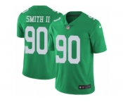 Youth Nike Philadelphia Eagles #90 Marcus Smith II Limited Green Rush NFL Jersey