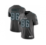 Youth Nike Philadelphia Eagles #96 Derek Barnett Gray Static NFL Vapor Untouchable Limited Jersey