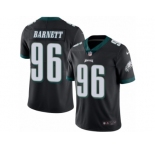 Youth Nike Philadelphia Eagles #96 Derek Barnett Limited Black Rush NFL Jersey