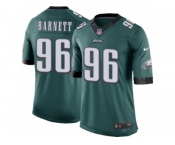 Youth Nike Philadelphia Eagles #96 Derek Barnett Limited Midnight Green Team Color NFL Jersey