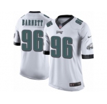 Youth Nike Philadelphia Eagles #96 Derek Barnett Limited White NFL Jersey