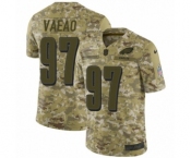 Youth Nike Philadelphia Eagles #97 Destiny Vaeao Limited Camo 2018 Salute to Service NFL Jersey