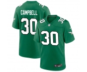 Youth Philadelphia Eagles #30 Jihaad Campbell Nike Kelly Green Retro Limited Jersey.webp
