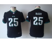 nike youth nfl jerseys philadelphia eagles #25 mccoy black[nike]