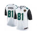 Men Nike Jacksonville Jaguars #81 Mychal Rivera Game White NFL Jersey