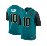 Men's Nike Jacksonville Jaguars #10 Brandon Allen Game Teal Green Team Color NFL Jersey