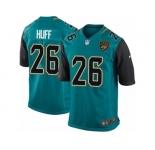 Men's Nike Jacksonville Jaguars #26 Marqueston Huff Game Teal Green Team Color NFL Jersey