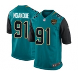 Men's Nike Jacksonville Jaguars #91 Yannick Ngakoue Game Teal Green Team Color NFL Jersey