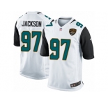 Men's Nike Jacksonville Jaguars #97 Malik Jackson Game White NFL Jersey