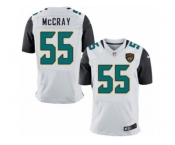 Men Nike Jacksonville Jaguars #55 Lerentee McCray Elite White NFL Jersey