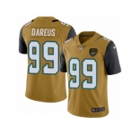 Men Nike Jacksonville Jaguars #99 Marcell Dareus Elite Gold Rush Vapor Untouchable NFL Jersey